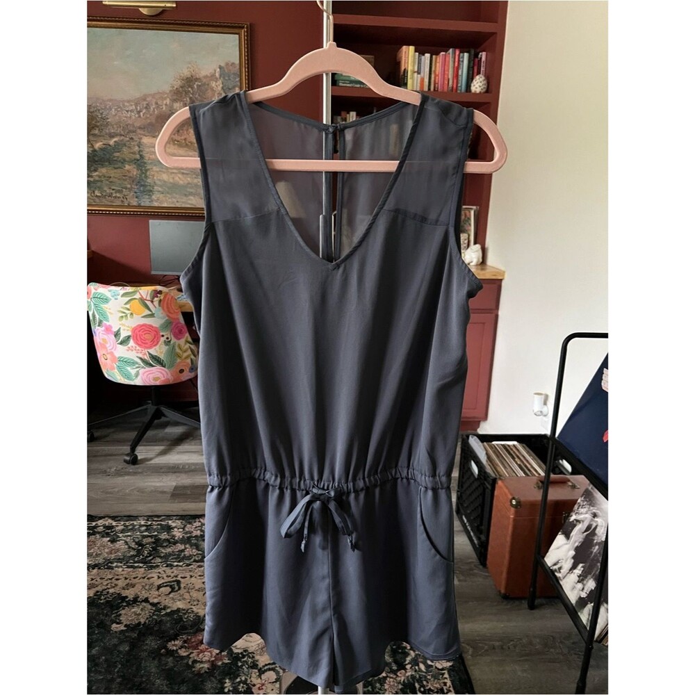 Banana Republic Sleeveless Drawstring Romper